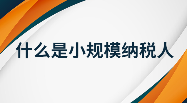 什么是小规模纳税人